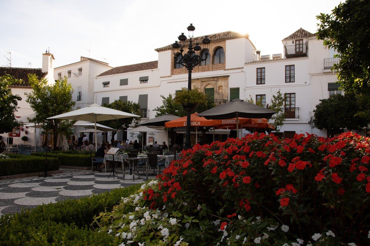 Estepona seafront and old town